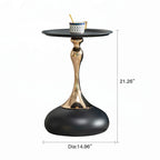 petite table d'appoint ronde pour petit espace