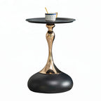 petite table d'appoint ronde pour petit espace
