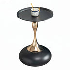 petite table d'appoint ronde pour petit espace