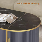 Table basse relevable Compartiment de rangement Porte de grange