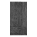 Armoire moderne à 3 portes | Tringle à vêtements | 4 étagères et 2 tiroirs | 180 cm (H) x 90 cm (L) x 47 cm (P)