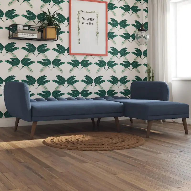 Canapé-lit futon sectionnel, convertible, canapé de salon moderne