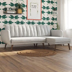 Canapé-lit futon sectionnel, convertible, canapé de salon moderne