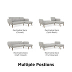 Canapé-lit futon sectionnel, convertible, canapé de salon moderne