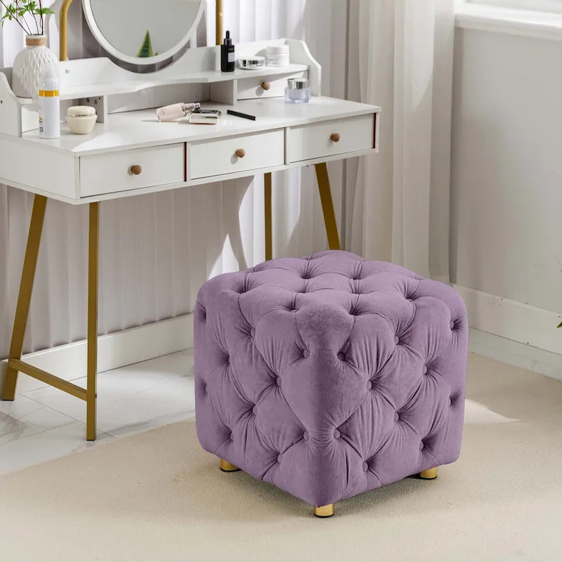 Repose-pieds moelleux, Chaise de coiffeuse, Pouf rembourré
