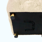 Repose-pieds moelleux, Chaise de coiffeuse, Pouf rembourré