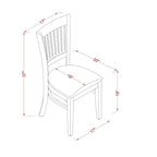 Ensemble de salle à manger rond à abattants avec chaises, plusieurs pièces et options d'assise