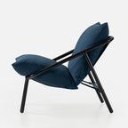 Chaise d'appoint Audrey Metal Sling | Structure en acier, coussin en mousse | 5 couleurs