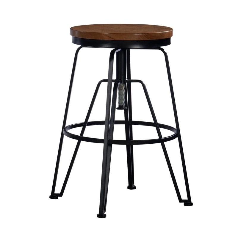 Tabouret réglable Aimes Wood and Metal 25-29 pouces