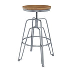 Tabouret réglable Aimes Wood and Metal 25-29 pouces