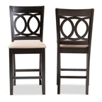 Ensemble de 2 tabourets de bar modernes et contemporains