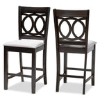 Ensemble de 2 tabourets de bar modernes et contemporains