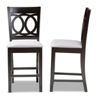 Ensemble de 2 tabourets de bar modernes et contemporains
