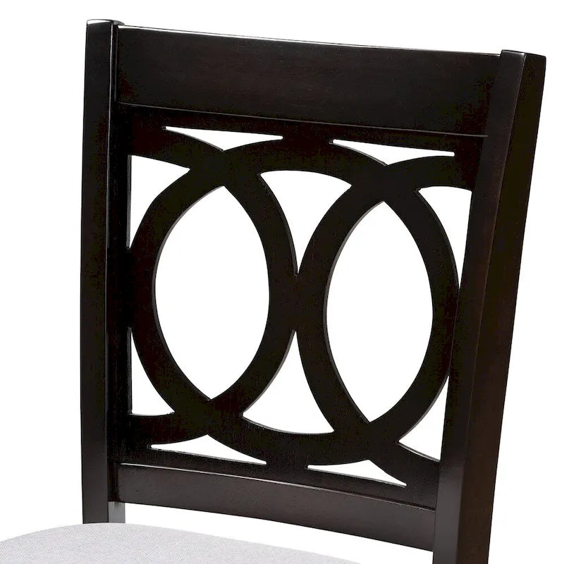 Ensemble de 2 tabourets de bar modernes et contemporains