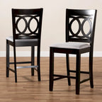 Ensemble de 2 tabourets de bar modernes et contemporains