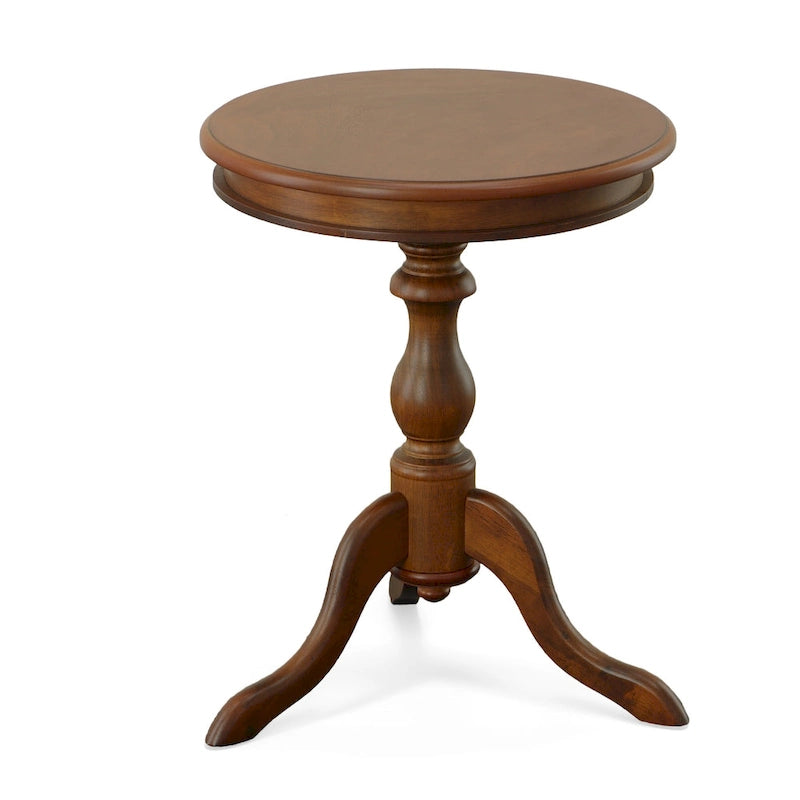 Table d'appoint ronde Accent, finition cuivre, table d'appoint de salon