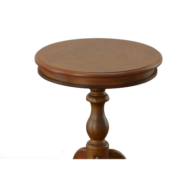 Table d'appoint ronde Accent, finition cuivre, table d'appoint de salon