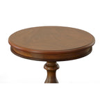 Table d'appoint ronde Accent, finition cuivre, table d'appoint de salon