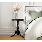 Table d'appoint ronde Accent, finition cuivre, table d'appoint de salon