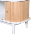 Meuble TV de style ferme moderne avec pieds en bois massif