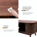 Meuble TV de style ferme moderne avec pieds en bois massif