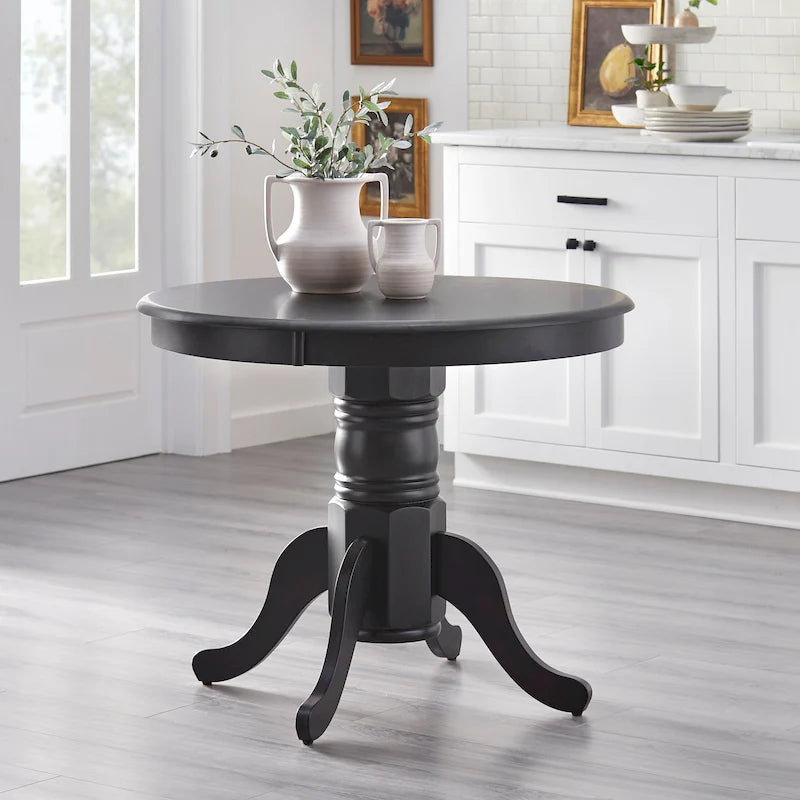 Table à manger rectangulaire en bois massif, style Lancaster, finition naturelle