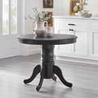 Table à manger rectangulaire en bois massif, style Lancaster, finition naturelle
