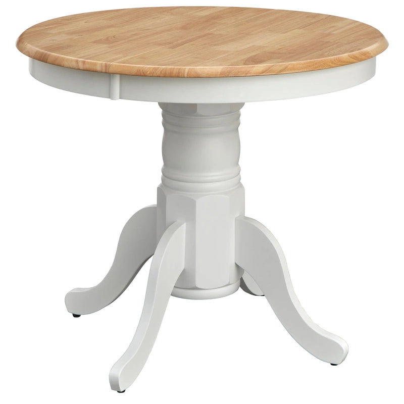 Table à manger rectangulaire en bois massif, style Lancaster, finition naturelle