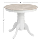 Table à manger rectangulaire en bois massif, style Lancaster, finition naturelle