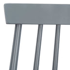 Tabouret de bar de ferme à broche de 30 pouces, ensemble de 2 | Bois d'hévéa | Dossier ouvert | Finition claire