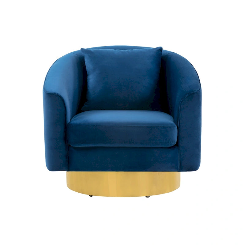Fauteuil d'appoint pivotant, 32,5" L x 32,1" P x 30,1" H, Fauteuil de salon rembourré