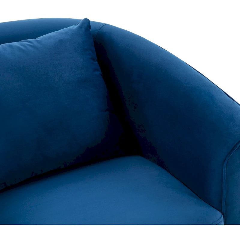 Fauteuil d'appoint pivotant, 32,5" L x 32,1" P x 30,1" H, Fauteuil de salon rembourré