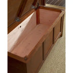 Ensemble chambre Queen 7 pièces, Acajou massif, fini Cerisier, Lit + Commode + Armoire