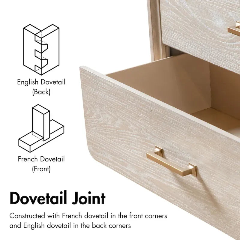 Ensemble de chambre 3 pièces en bois massif, finition chêne, lit plateforme + 2 tables de chevet, 1000 lb