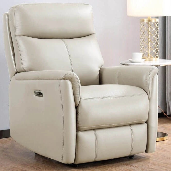 Fauteuil inclinable zéro gravité avec appuie-tête électrique | Cuir pleine fleur | Mousse à mémoire de forme | Port USB
