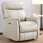 Fauteuil inclinable zéro gravité avec appuie-tête électrique | Cuir pleine fleur | Mousse à mémoire de forme | Port USB