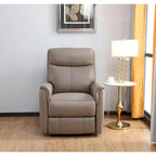 Fauteuil inclinable zéro gravité avec appuie-tête électrique | Cuir pleine fleur | Mousse à mémoire de forme | Port USB