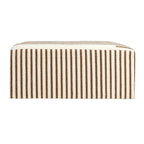 Table basse ottomane rembourrée en Kilim de laine
