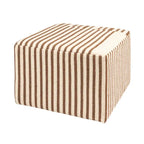 Table basse ottomane rembourrée en Kilim de laine