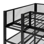 Lit superposé simple en métal avec étagères à 4 niveaux | Capacité de 159 kg | 4 couleurs | Pour enfants et adolescents