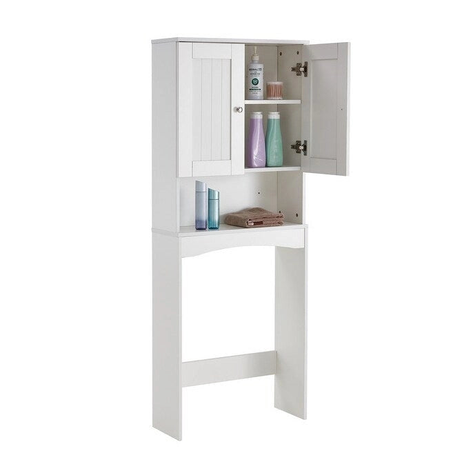 Étagère de salle de bain au-dessus des toilettes, meuble de rangement de salle de bain peu encombrant