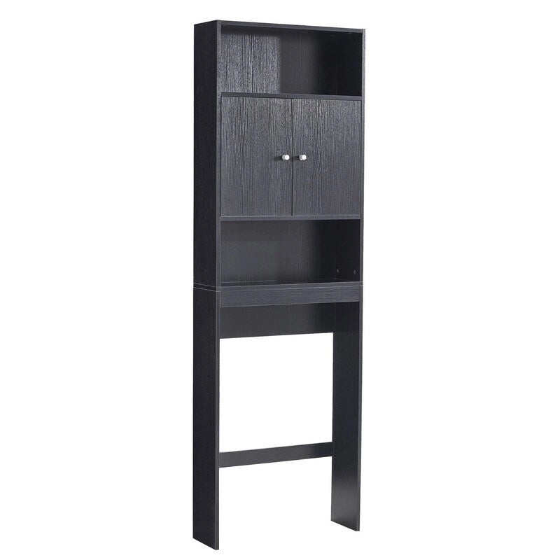Étagère de salle de bain au-dessus des toilettes, meuble de rangement de salle de bain peu encombrant