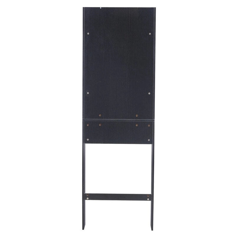 Étagère de salle de bain au-dessus des toilettes, meuble de rangement de salle de bain peu encombrant