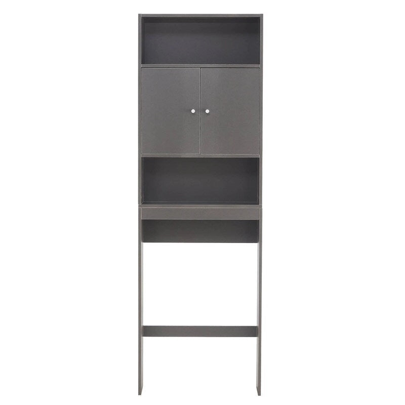 Étagère de salle de bain au-dessus des toilettes, meuble de rangement de salle de bain peu encombrant