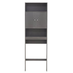 Étagère de salle de bain au-dessus des toilettes, meuble de rangement de salle de bain peu encombrant