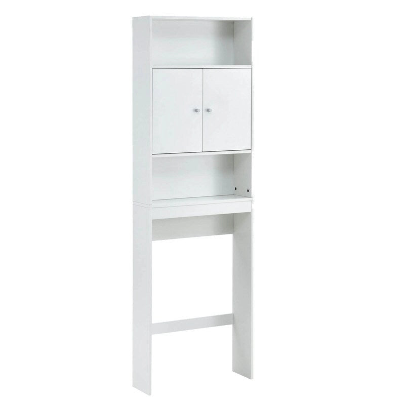 Étagère de salle de bain au-dessus des toilettes, meuble de rangement de salle de bain peu encombrant