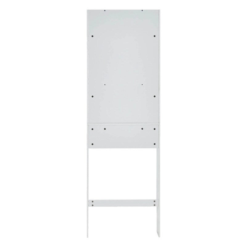 Étagère de salle de bain au-dessus des toilettes, meuble de rangement de salle de bain peu encombrant