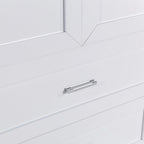 Meuble de rangement haut de salle de bain de 162 cm avec deux portes et tiroirs