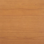Table à manger rectangulaire de 60 pouces | Bois d'acajou | 8 places | Piètement incurvé moderne